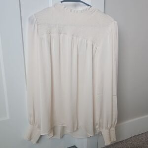 Elegant Cream Women's Top